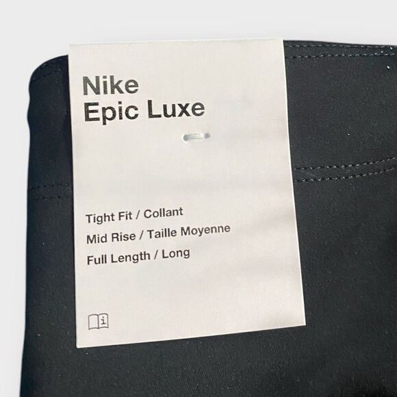 Nike Dri-FIT Epic Luxe Black Running Division Womens Size Medium DD6855-010 New - Picture 7 of 9